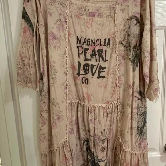 Magnolia Pearl Helenia Flora Dress# 874 Cupid Rose - Picture 3 of 4